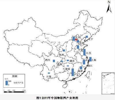 物联网产业链及产业联盟空间布局(组图)